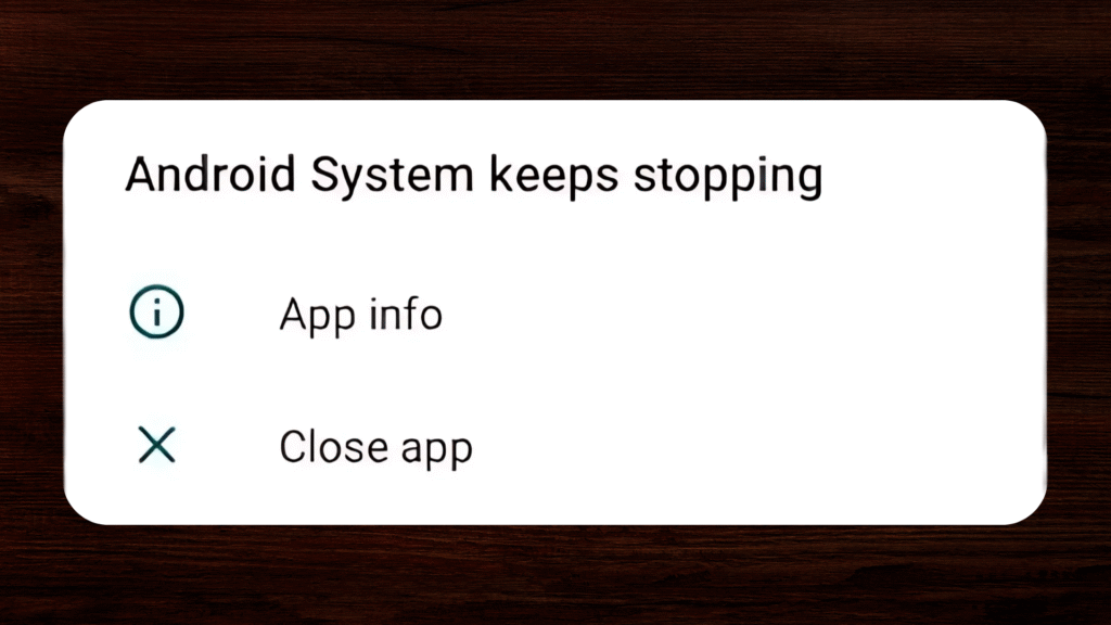 how to fix android setup keeps stopping  